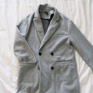 Long Grey Trench Coat